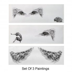 Sadia Jamal, 16 X 5.5, Mixed Media, Parwaz, AC-SJA-001